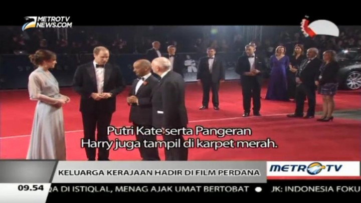 Keluarga Kerajaan Inggris Hadiri Pemutaran Perdana Film 007:Spectre