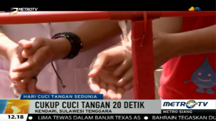 Cegah Diare dengan Biasakan Cuci Tangan Pakai Sabun