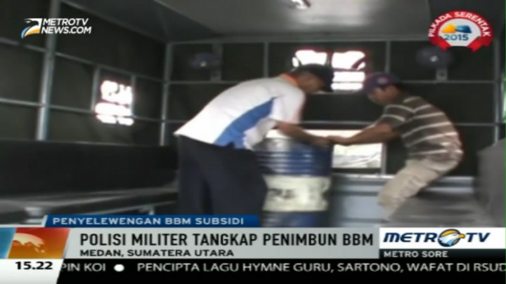 Polisi Militer Gagalkan Penyelewengan BBM Bersubsidi di Medan 