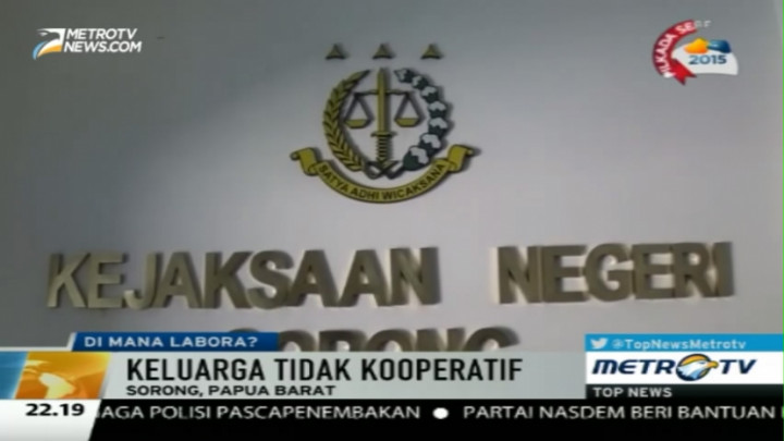 Kejari Sorong Nilai Keluarga Labora Sitorus Tak Kooperatif 