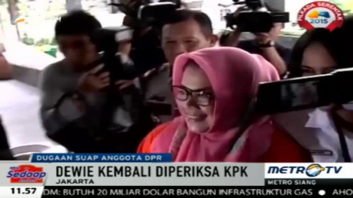Dewie Yasin Limpo Kembali Diperiksa KPK Hari Ini