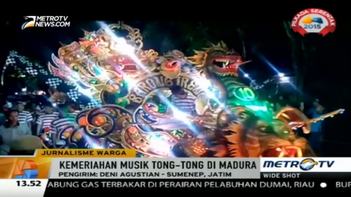 Kemeriahan Pagelaran Musik Tong-tong di Madura