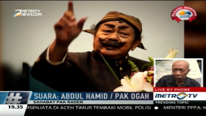 Cerita Pertemuan Pak Ogah dan Pak Raden