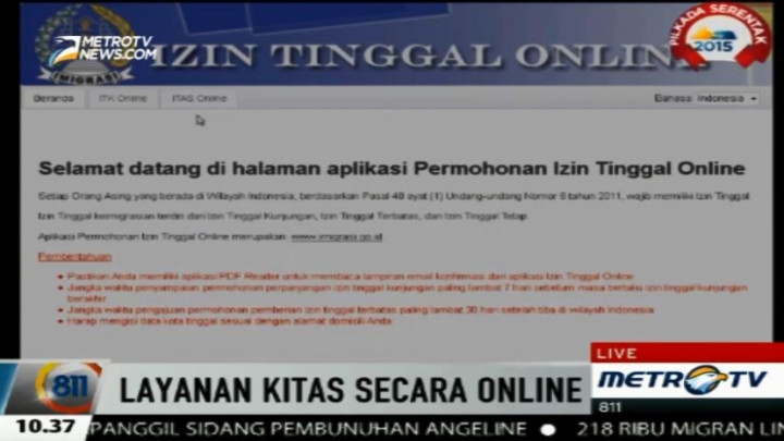 Permudah Permintaan Izin Tinggal, Dirjen Imigrasi akan Luncurkan Aplikasi KITAS