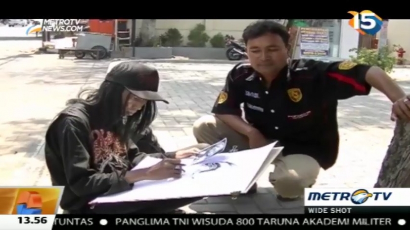 Pelukis Ini Memilih Jalanan Sebagai Galeri Karyanya