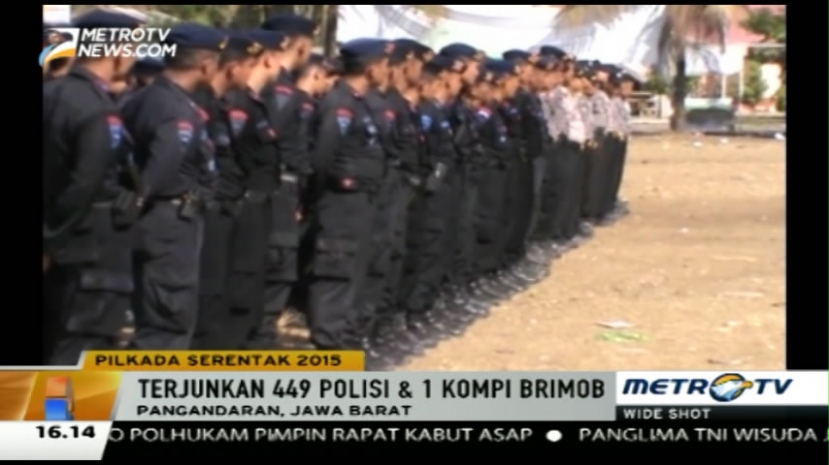 499 Polisi akan Diterjunkan untuk Amankan Debat Cabup Pangandaran 
