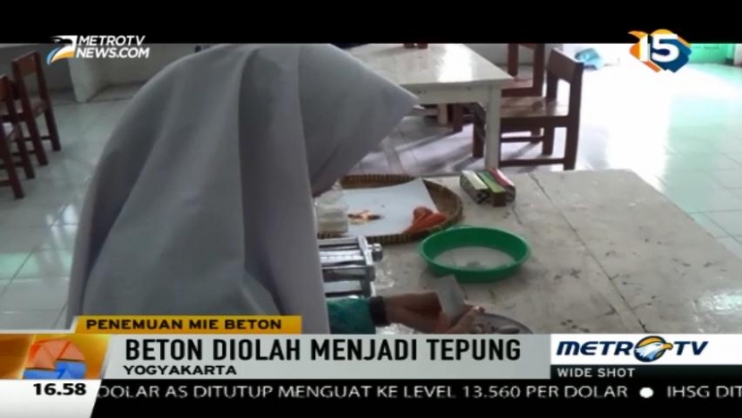 Siswa SMA Asal Yogyakarta Sulap Beton Jadi Mie