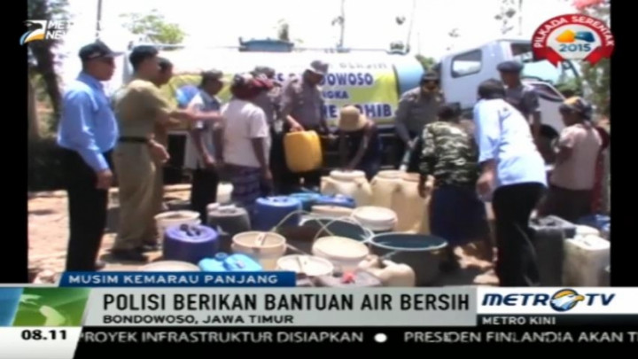 600 Keluarga di Bondowoso Alami Krisis Air