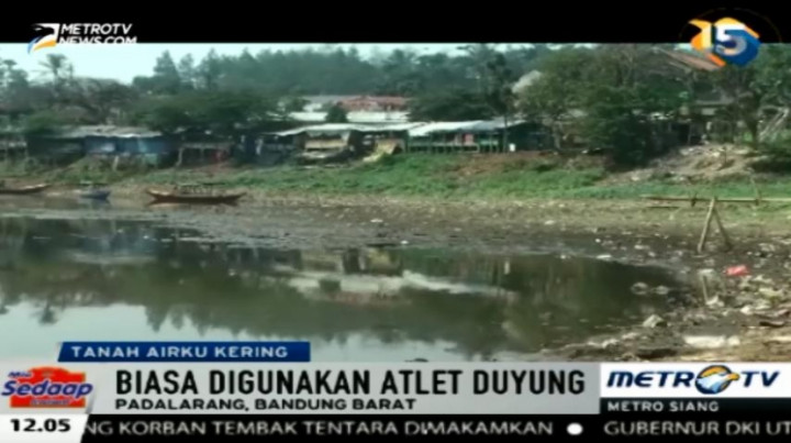 Situ Ciburuy Padalarang Alami Kekeringan