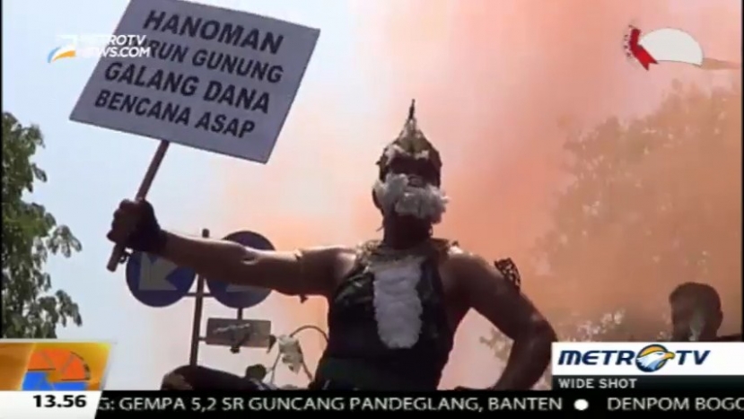 Hanoman Turun Gunung untuk Galang Dana Korban Kabut Asap