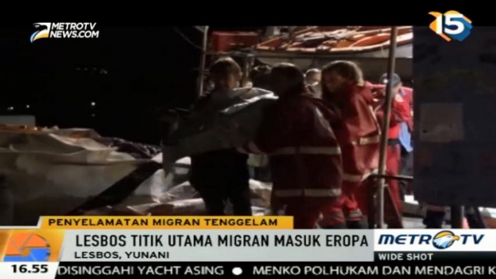 Kapal Migran Karam di Perairan Lesbos, 4 Orang Tewas