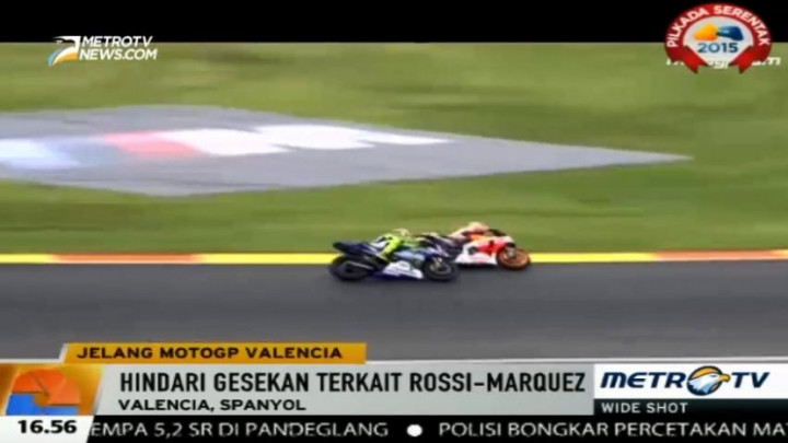 Hindari Gesekan Rossi-Marquez, Konferensi Pers GP Valencia Dibatalkan