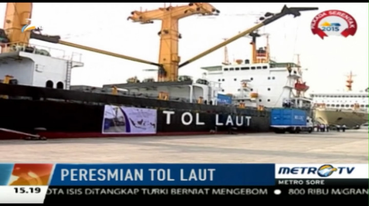 Menhub & Mendag Luncurkan Program Tol Laut
