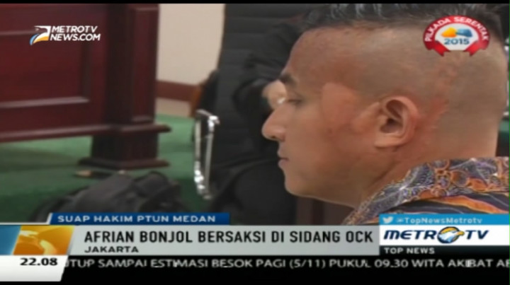 Afrian Bondjol Dicecar Soal Skenario Kasus Suap Hakim PTUN Medan