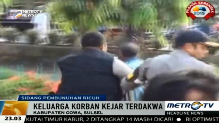 Terdakwa Tak Akui Perbuatannya, Sidang Pembunuhan di Gowa Ricuh
