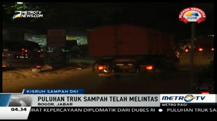 Truk Sampah Milik Pemprov DKI Akhirnya Dapat Melintas ke TPST Bantar Gebang