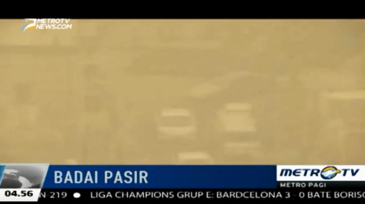 Badai Pasir Terjang Yordania