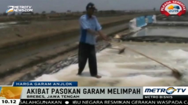 Harga Jual Garam Anjlok Lebih dari 40%