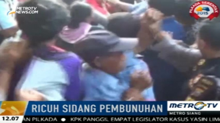 Sidang Kasus Pembunuhan di Gowa Diwarnai Ricuh