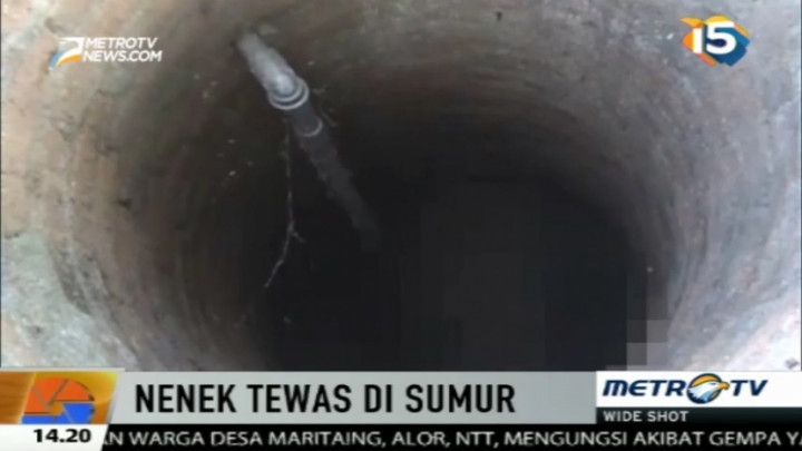 Seorang Nenek Tewas di Sumur yang Mengandung Gas Beracun 