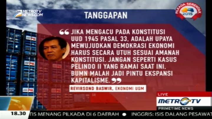 Pelindo II Jadi Pintu Ekspansi Kapitalisme?