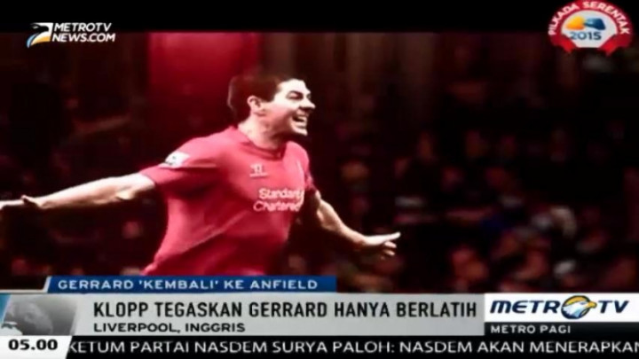 Berlatih di Liverpool, Gerrard Masuk dalam Jajaran Pelatih The Reds