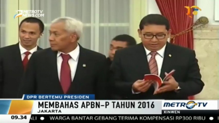 DPR Temui Presiden Bahas APBN-P 2016 