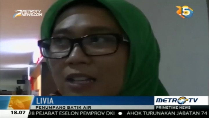 Cerita Penumpang Batik Air yang Tergelincir di Jogjakarta