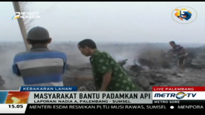 10 Hektare Lahan di Banyuasin Kembali Terbakar 