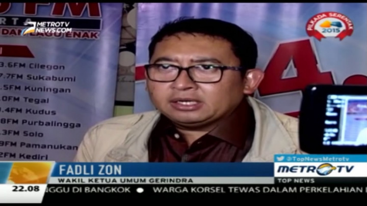 Fadli Zon Tak Keberatan PAN Gabung Pemerintah