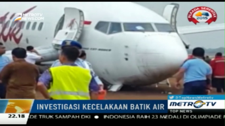 KNKT Selidiki Penyebab Tergelincirnya Batik Air 