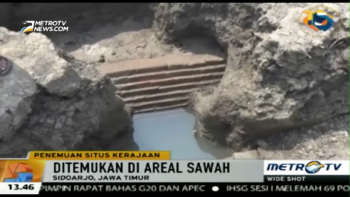 Situs Peninggalan Kerajaan Jenggala Ditemukan di Sidoarjo