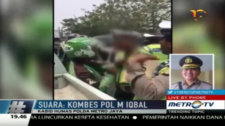 Polisi Pukul Driver Go-jek, Ini Tanggapan Polda Metro Jaya