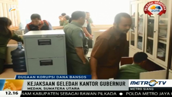 Kejagung Geledah Kantor Gubernur Sumut
