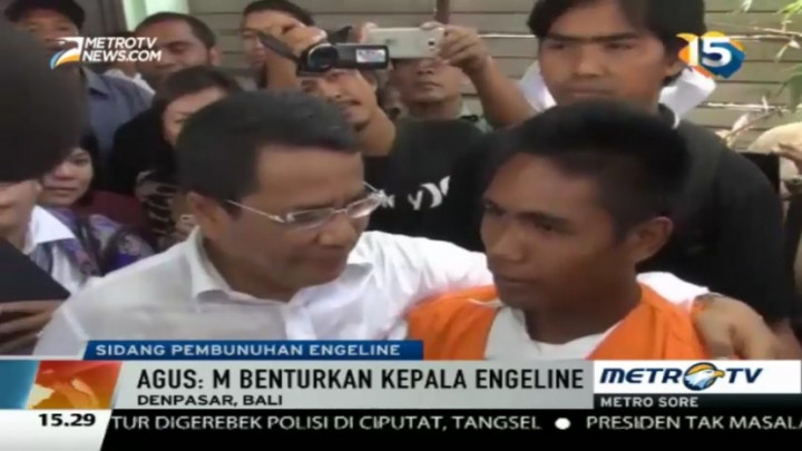 Agus Tay: Margriet Benturkan Kepala Angeline ke Lantai