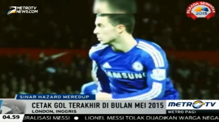 Penampilan Eden Hazard Masih Tumpul