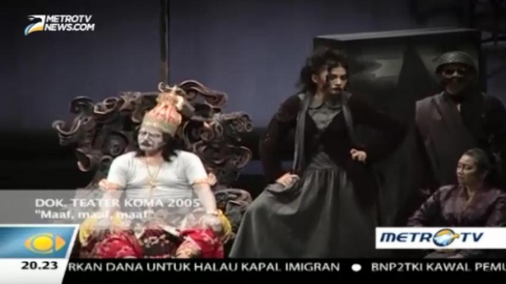 Dianggap Berbahaya, Pentas Teater Koma Sempat Direkam Badan Intelijen