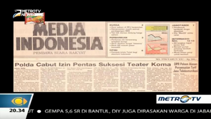 Izin Pentas 'Suksesi' Dicabut, Teater Koma Jadi Terkenal 