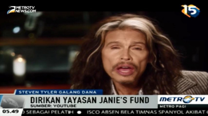Steven Tyler Galang Dana untuk Wanita Korban Kekerasan 