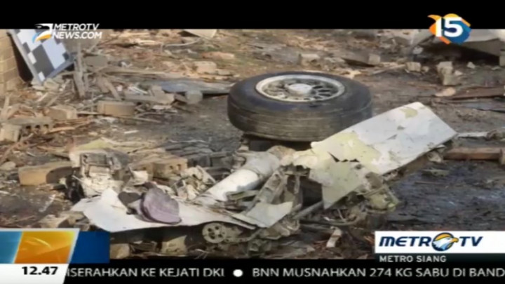 Menabrak Kabel Listrik, Pesawat Pribadi Hantam Apartemen  