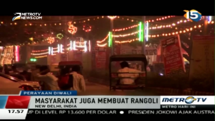 Melihat Kemeriahan Festival Diwali di India