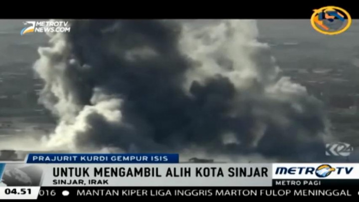 Pejuang Kurdi Serang Tiga Lokasi Kekuasaan ISIS di Sinjar-Irak