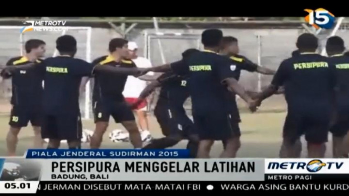 Jelang Piala Jend. Sudirman, Persipura dan Sriwijaya FC Lakukan Latihan Intensif