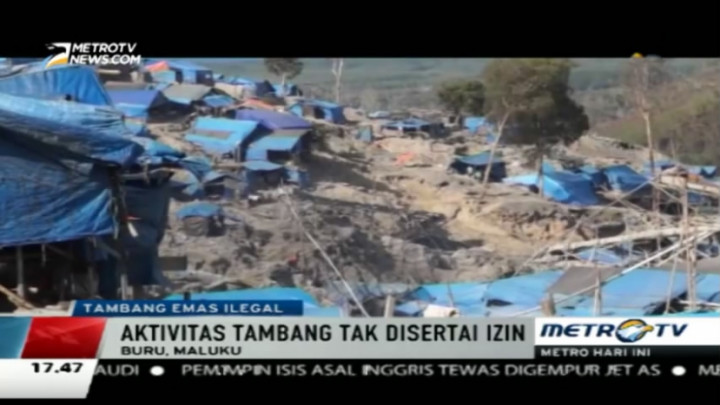 Pemerintah Tutup Lokasi Tambang Emas Ilegal Gunung Botak