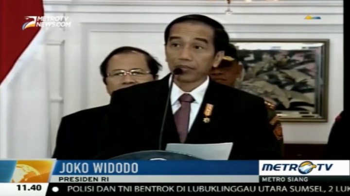 Presiden Jokowi Mengutuk Aksi Terorisme di Paris