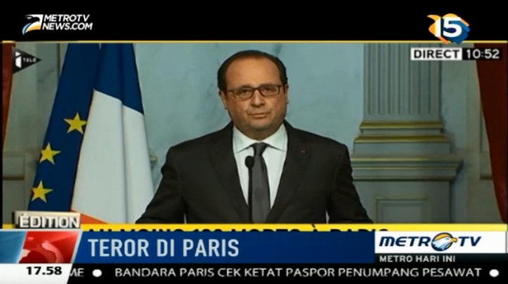 Presiden Prancis Sebut ISIS di Balik Serangan Paris 
