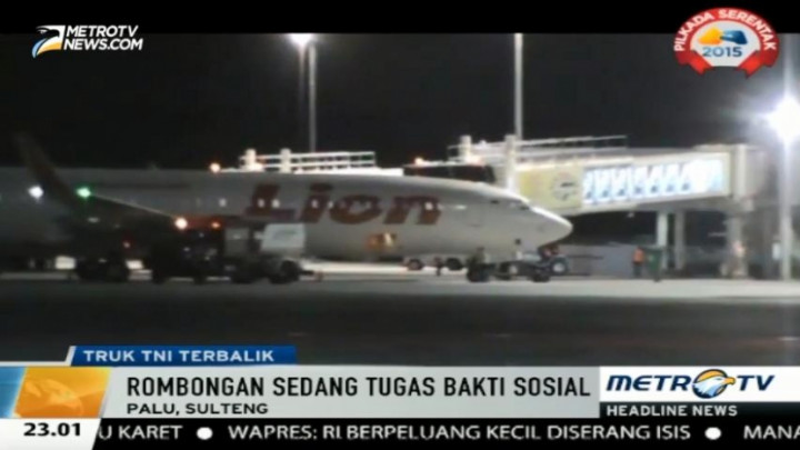 Lima Prajurit Tewas Kecelakaan di Poso Diterbangkan ke Makassar