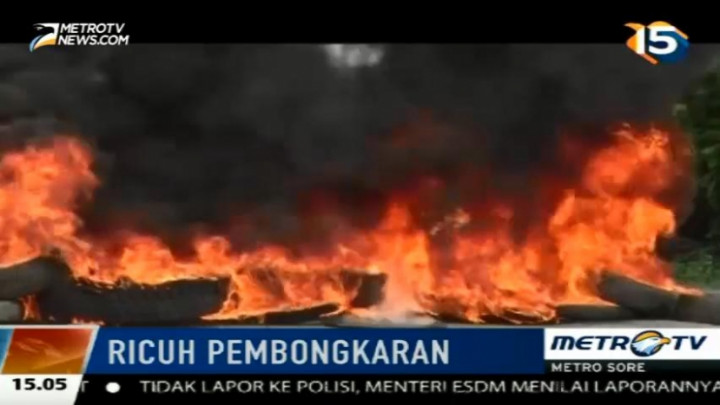 Kericuhan Warnai Pembongkaran Ratusan Bangunan di Padang