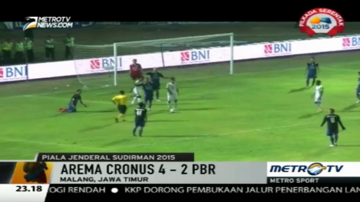 Arema Sukses Tundukkan PBR di PJS 2015