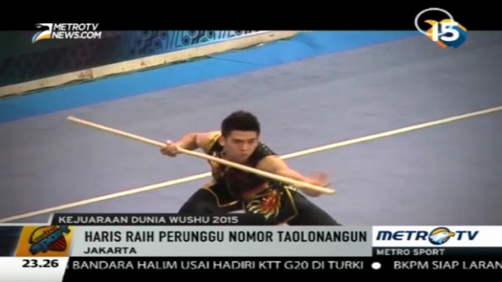 Harris Raih Perunggu di Kejuaraan Dunia Wushu